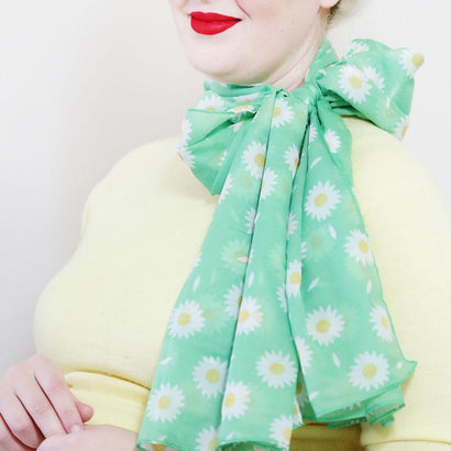 Erstwilder She Loves Me Daisy Large Neck Scarf SC1010-4080