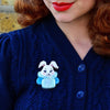 Snuggly Buffy Bunny Brooch