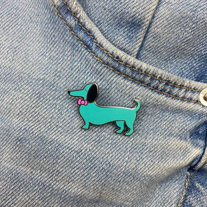 Erstwilder Spiffy the Sausage Dog Enamel Pin EP0093-4300