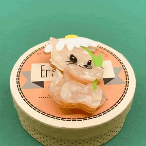 Erstwilder Spring Kitten Brooch BH7000-6080