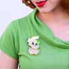 Erstwilder Spring Kitten Brooch BH7000-6080