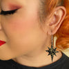 Erstwilder Essentials Starburst Chunky Glitter Resin Drop Earrings - Gold EE1002-CG6500