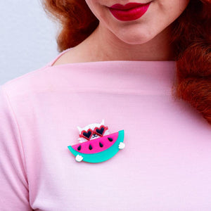 Erstwilder Sunnies & Seeds Brooch BH7039-8000