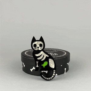 Erstwilder Tabby Tombstone Brooch BH6748-7000