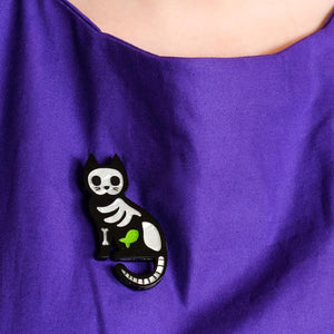 Erstwilder Tabby Tombstone Brooch BH6748-7000