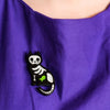 Tabby Tombstone Brooch