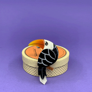 Erstwilder Terrence the Toucan Brooch BH5461-7001