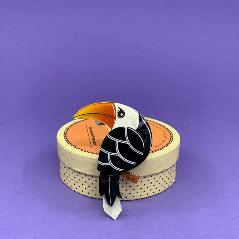 Erstwilder Terrence the Toucan Brooch BH5461-7001