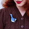 The Blue Jay Way Brooch