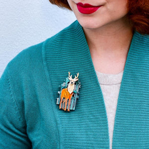 Erstwilder The Edge of the Forest Brooch BH7036-9040