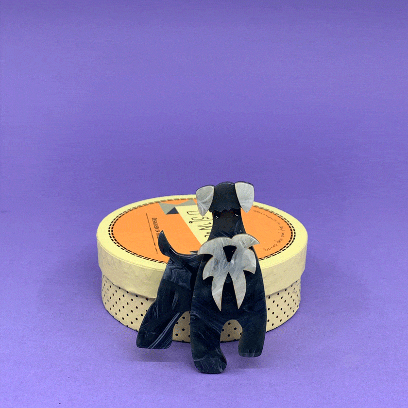 Schnauzer brooch 2025