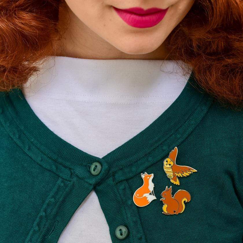Erstwilder Scrupulous Squirrel Enamel Pin EP0027-9092