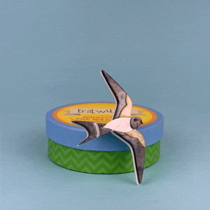 Erstwilder Wind Rider Brooch BH7051-8070