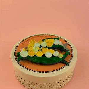 Erstwilder Woven Wattle Brooch BH5762-4060