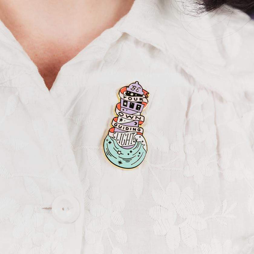 Erstwilder Be Your Own Guiding Light Enamel Pin EP0114-3243