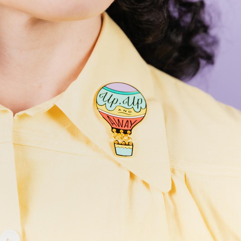 Erstwilder Up, Up and Away Enamel Pin EP0124-0100