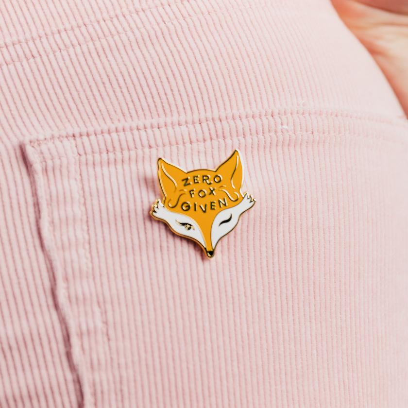 Erstwilder Zero Fox Given Enamel Pin EP0126-6280