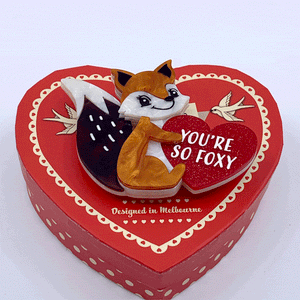Erstwilder You're So Foxy Brooch BH6985-6180