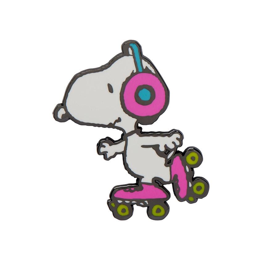 Snoopy On Skates Enamel Pin – Erstwilder