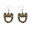 Erstwilder Essentials Tulip Chunky Glitter Drop Earrings - Yellow EE1015-CG6000