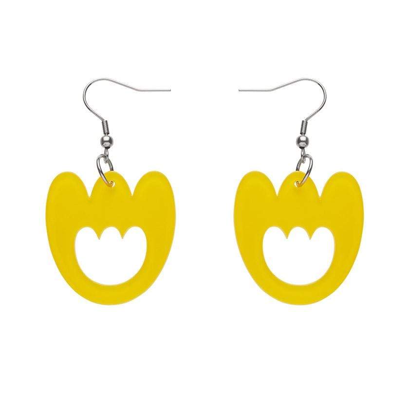 Erstwilder Essentials Tulip Bubble Resin Drop Earrings - Yellow EE1015-BU6000