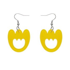 Erstwilder Essentials Tulip Bubble Resin Drop Earrings - Yellow EE1015-BU6000