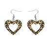 Erstwilder Essentials Heart Chunky Glitter Resin Drop Earrings - Yellow EE1005-CG6000