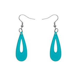 Erstwilder Essentials Rain Drop Bubble Resin Drop Earrings - Teal EE1016-BU4400