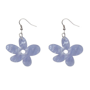 Erstwilder Essentials Flower Ripple Resin Drop Earrings - Blue EE1023-R3000