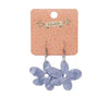 Erstwilder Essentials Flower Ripple Resin Drop Earrings - Blue EE1023-R3000