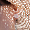Erstwilder Essentials Circle Textured Resin Stud Earrings - Light Pink EE0004-RI2100