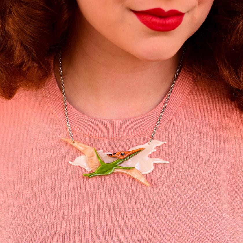 Erstwilder - Dinosauria_A Celine the Pterodactyl Necklace N7241-4092