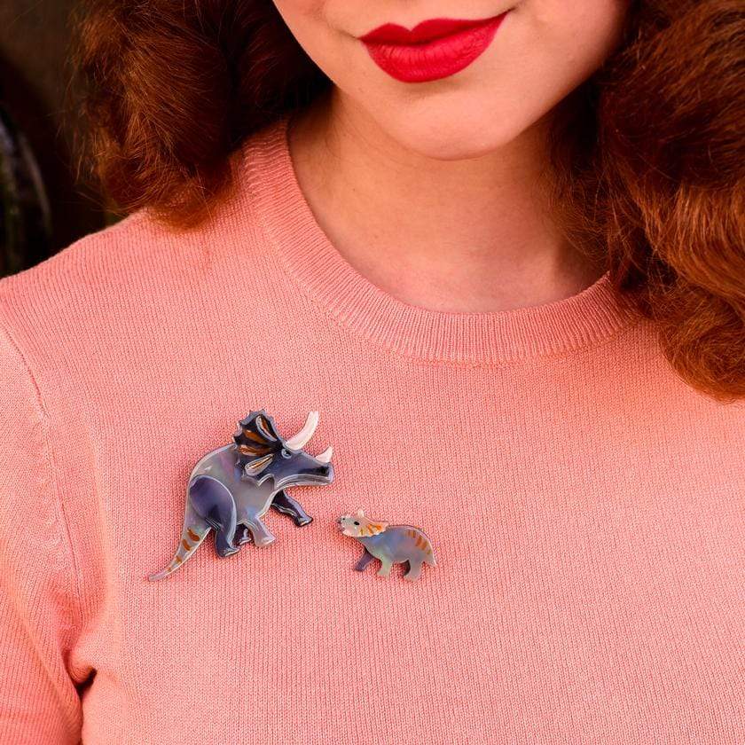 Erstwilder Herbivore Heritage Brooch Set BH7236-7300