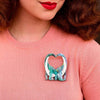 Erstwilder Neck and Neck Brooch BH7237-5281