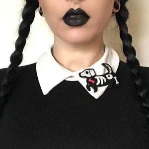 Erstwilder Doggo Darkness Brooch BH6751-7080