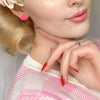 Erstwilder Essentials Heart Solid Resin Stud Earrings - Pink EE0005-SO2000