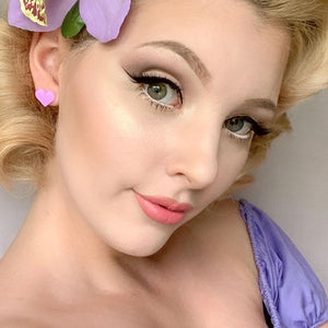 Erstwilder Essentials Heart Bubble Resin Stud Earrings - Pink EE0005-BU2000