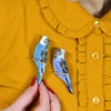 Pair O' Keets Brooch Set