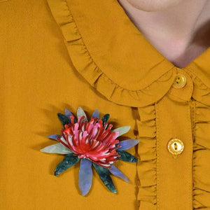 Erstwilder Waratah Warmth Brooch BH7274-1001