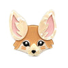 Finnicky Fennec Fox Brooch