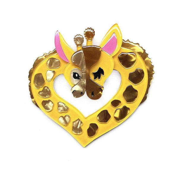 4 PCS Cartoon Giraffe Brooch, Beautiful Appearance Classic And