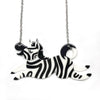 Zebra Crossing Necklace