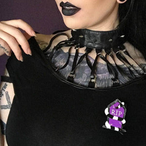 Erstwilder Neitherworld Tombstone Brooch BH6745-5080