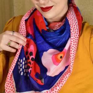 Erstwilder Bird Flock Square Scarf SC0062-3001
