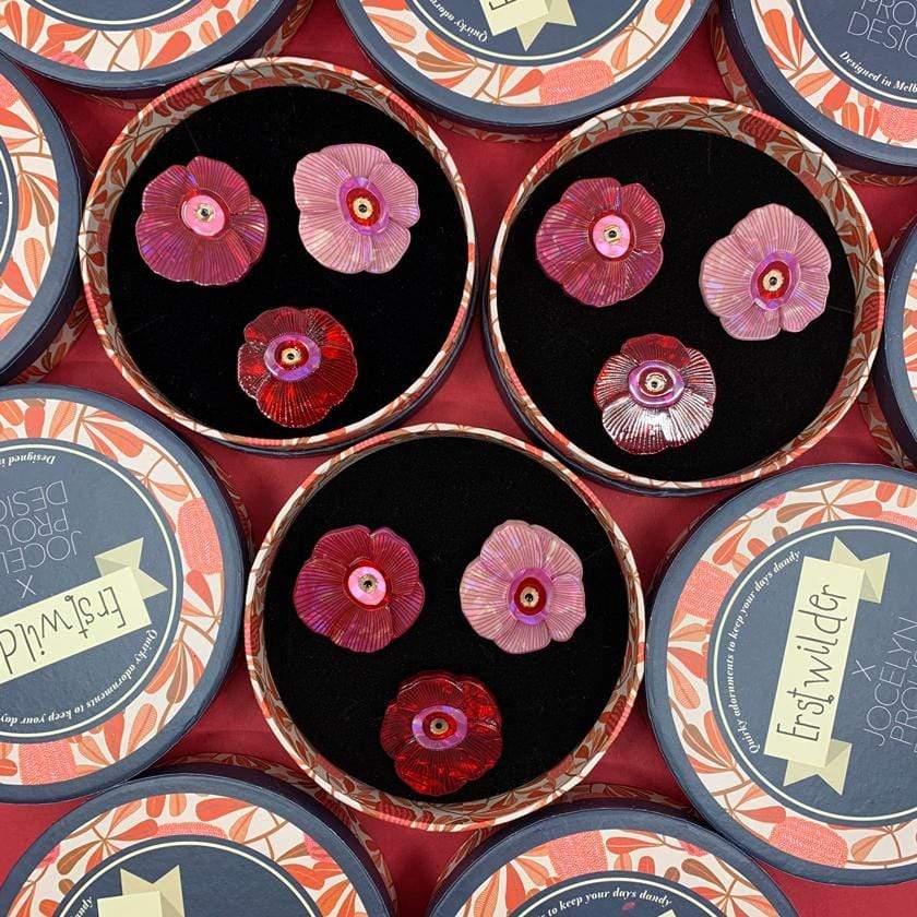 Erstwilder Wild Rose Bouquet Brooch Set BH7276-1020