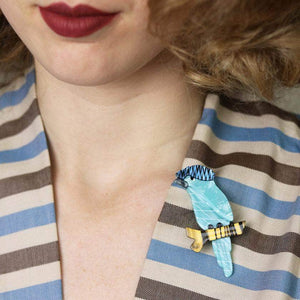 Erstwilder Old Tawny Frogmouth Brooch BH5373-3033