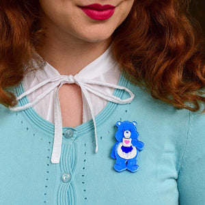 Erstwilder Good Morning, Grumpy Bear™ Brooch BH7287-3100