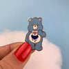 Erstwilder Good Morning, Grumpy Bear™ Enamel Pin EP0145-3000