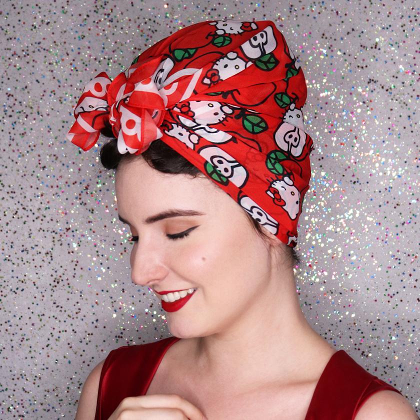 Erstwilder Hello Kitty Apple Head Scarf SC0055-1080