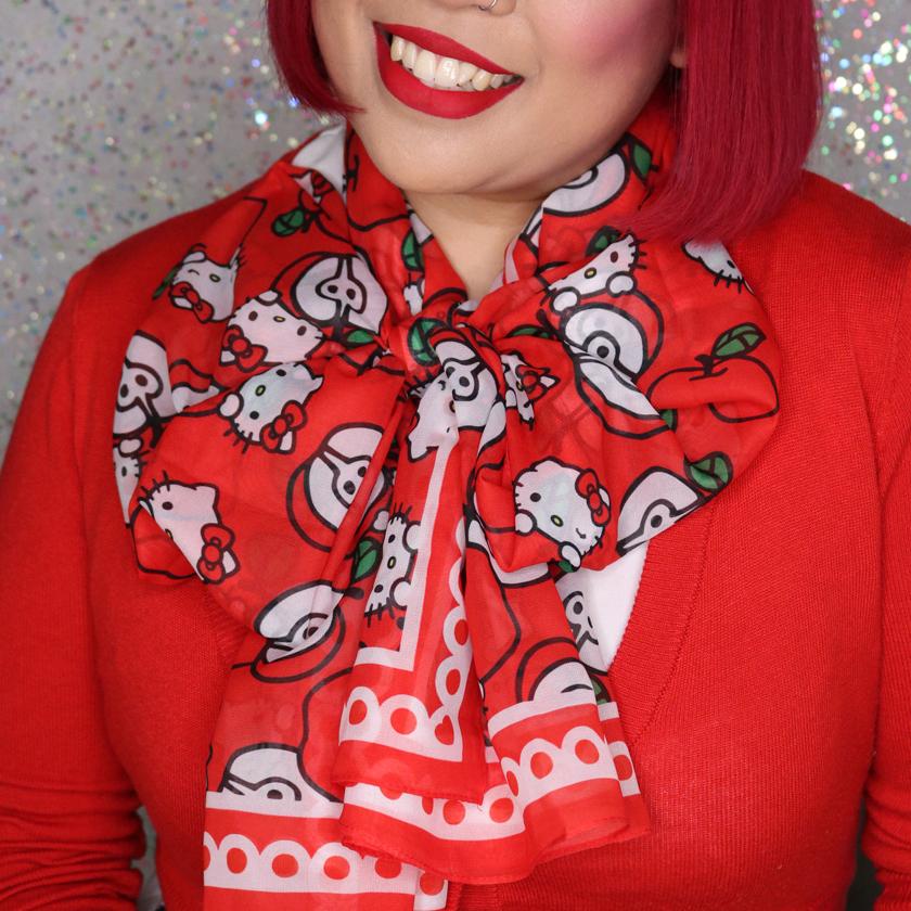 Erstwilder Hello Kitty Apple Large Neck Scarf SC1055-1080